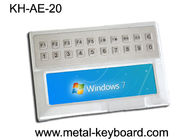 Keyboard Ruggedized Stainless Steel tahan cuaca dengan 20 kunci untuk Kios Medis