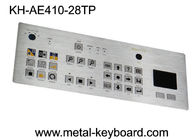 Touchpad 28 Tombol Keyboard Logam Industri Tombol Kotak Matriks Datar