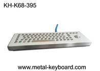 Standalone Stainless Steel Ruggedized Keyboard, Keyboard Desktop Industri dengan Trackball