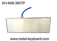 Keyboard Industri Stainless Steel Desktop dengan Touchpad, Keyboard Komputer Logam