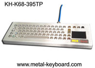 Keyboard Ruggedized Industri Desktop Logam Komputer Touchpad Layout Disesuaikan