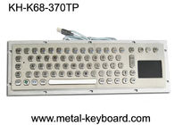 70 Tombol Keyboard Komputer Industri SUS304 Disikat Dengan Touchpad