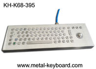 Keyboard Komputer Industri Desktop Air Bukti Stainless Steel Dengan Laser Trackball