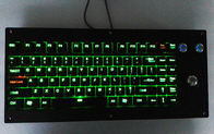 Panel Mount Backlight Keyboard Mekanik Dengan Mouse trackball 25mm