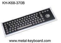 Panel USB Mount Trackball Mouse Keyboard Stainless Steel