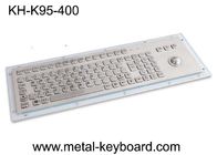 Panel IP65 Mount SS Metal Keyboard Dengan Trackball