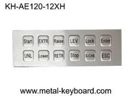 Matriks Antarmuka 12 Tombol 2X6 Keypad Stainless Steel