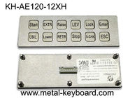 Matriks Antarmuka 12 Tombol 2X6 Keypad Stainless Steel